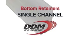 Garage Door Bottom Seal Retainers Single Channel [upl. by Cuttler830]