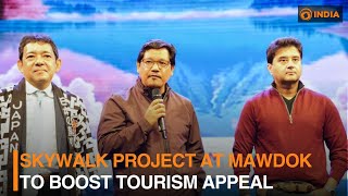 Skywalk project at Mawdok to boost tourism appeal  DD India [upl. by Amekahs]