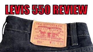 Vintage Levis 550  Review Try On Guide [upl. by Linis]