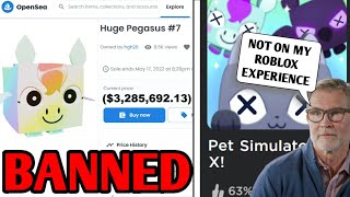 328569213 PEGASUS NFT BANNED Pet Simulator X is in TROUBLE [upl. by Isaiah888]