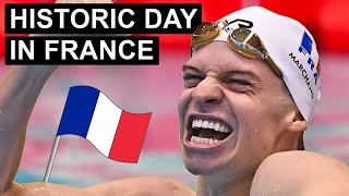 PARIS OLYMPIC SWIMMING DAY 2 FINALS RACE RECAP [upl. by Quintin]