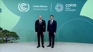 President Nechirvan Barzani met with President Ilham Aliyev of Azerbaijan at COP29 Baku [upl. by Naesar201]