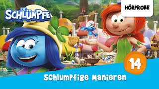 Die Schlümpfe  Folge 14 Schlumpfige Manieren  Hörprobe zum Hörspiel [upl. by Oicam541]