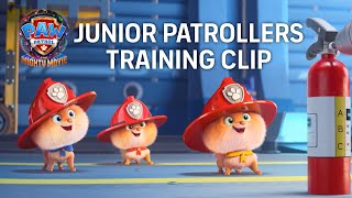 PAW Patrol The Mighty Movie  Junior Patrollers Training Clip  Paramount Pictures UK [upl. by Esinehs912]