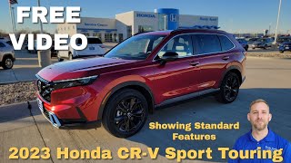 2023 Honda CRV Sport Touring Hybrid Walkaround Review  Sharing the standard features and functions [upl. by Draillih]