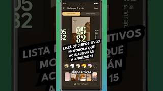 Lista de dispositivos Motorola que actualizarán a Android 15 [upl. by Wearing]