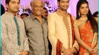 Rajini Kamal Vijay and More celebrities attended Simbu Sister TR Ilakiyas wedding reception [upl. by Carlye]