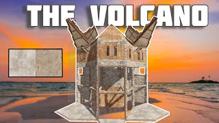 THE VOLCANO  CHEAP and DEFENDABLE 2X1 RUST Base  SoloDuoTrio 2023 [upl. by Emmey768]