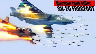 Russian SU25SM  Terrifying tank destroyer attack aircraft [upl. by Hilton]