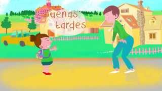 ¡Buenos días Song to learn Spanish greetings and daily routines [upl. by Haelat846]