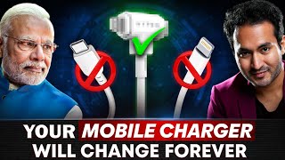 BIG NEWS Govt Announces New UNIVERSAL CHARGER For Every Phone [upl. by Ahsekar776]