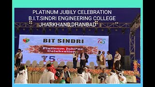 PLATINUM JUBILEE CELEBRATION BIT SINDRI ENGINEERING COLLEGE75 yrsAPKA KHAYAL SUBHENDU CHOWDHURY [upl. by Loralyn]