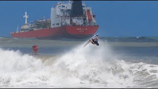 Kahului Harbor BEST Swell of Winter 2021 [upl. by Gine]