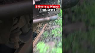 Bilimora to Waghai Narrow Gauge train  track Sound shorts indianrailways [upl. by Merkle]