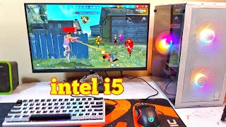 intel i5 7th gen free fire PC gameplay  bluostaks5 Ultra graphic game play 100fps 16GB RAM [upl. by Nixie719]