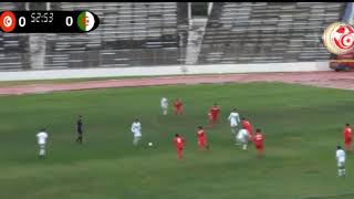 Algeria U20 vs Tunisia Mohamed El Amine Baghdaoui ASM Oran goal Adem Zorgane Paradou assist [upl. by Enyrehtak]