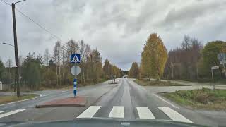 Driving in Finland Rovaniemi  Posio September 28 2024 [upl. by Ecyak963]