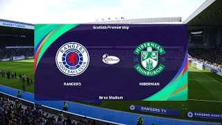 Rangers vs Hibernian 29092024 Scottish Premiership PES 2021 [upl. by Htide]