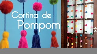 Nea Santtana  DIY  Cortina de Pompons [upl. by Rossing]