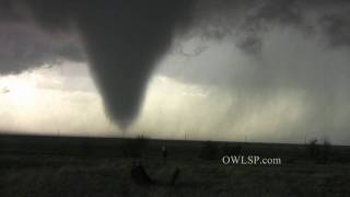 April 29 2009 TX Tornadoes  East of Plainview TX OWLSPcom [upl. by Dietsche857]