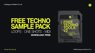 Free Techno Sample Pack  Free Techno Tools V2 [upl. by Fleisig364]