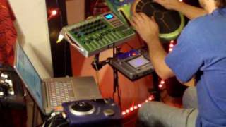 Looping w Sooper Looper Handsonic HPD15 roland improv [upl. by Merrow]