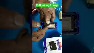 Self inking Stamp how to Make Gold Star Self inking Stamp D912 selfinkingstamp viral stamp [upl. by Corell796]