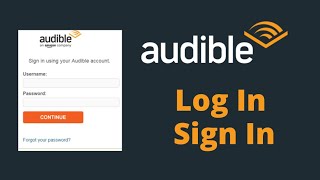 Audible Login  Sign In  audiblecom Login  Amazon Audible [upl. by Haley]