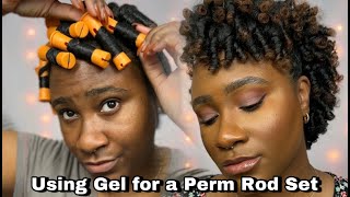 Using Gel for a Perm Rod Set [upl. by Novoj]