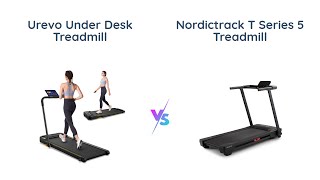 UREVO Under Desk Treadmill vs NordicTrack T Series 5  Which is Better 🏃‍♂️🏋️‍♀️ [upl. by Karas]