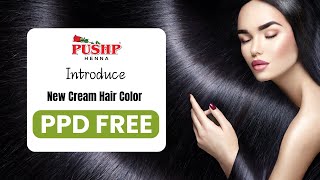 Pushp enRich Cream Hair Color  Ppd Free Hair Color  Ammonia Free Hair Color  Herbal Hair Colour [upl. by Horbal]