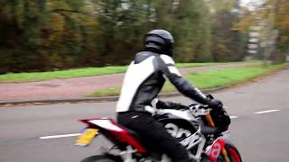 Aprilia Tuono Factory V4 1100 2016 HP Corse Take OFF Sound [upl. by Race]