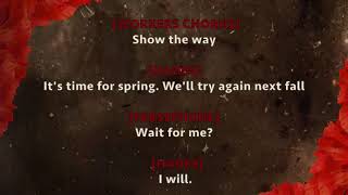 Hadestown Original Broadway Cast  Wait For Me II  Lyrics [upl. by Ablem]