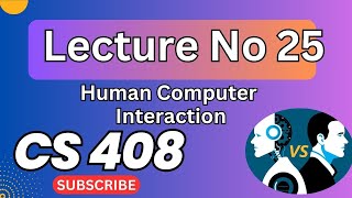 CS408 lecture 25 Design Principal Human Computer Interaction [upl. by Ayhdiv]