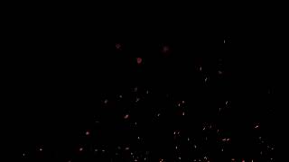 Faíscas de Fogo Chroma Key Fire Particles Black Screen [upl. by Virgin]