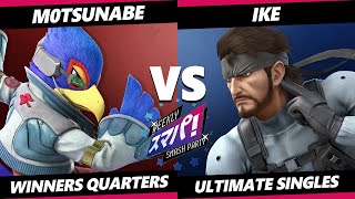 Sumapa 152  M0tsunabE Falco Vs Ike Snake Smash Ultimate  SSBU [upl. by Ettenrahc104]