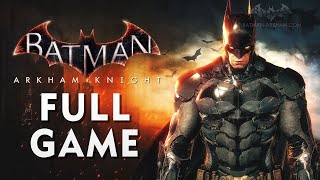 Batman Arkham Knight  Full Game Walkthrough in 4K 60fps 120 Knightmare [upl. by Chandos]