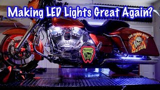 ⚡️Shock amp Awe ME Ciro 3D 20 LED Lights Install on a Harley 🤘 [upl. by Rosamund]