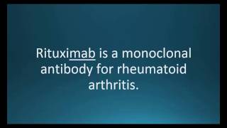 How to pronounce rituximab Rituxan Memorizing Pharmacology Video Flashcard [upl. by Kenyon]