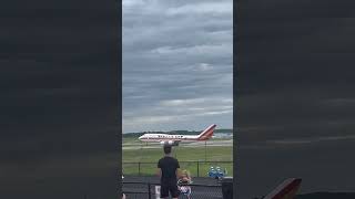 Kalitta Air 747 greasing it landing at CVG fyp cvg cargo 747 planespotting aviation [upl. by Cerracchio]