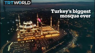 Istanbul’s new symbol Turkeys biggest mosque ever [upl. by Yot]