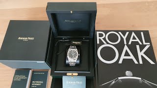 Audemars Piguet Royal Oak 15500ST Black  Unboxing [upl. by Iroj]