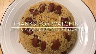 rice and beans  kidney beans rice  how to cook spanish rice  red beans rice [upl. by Stacey]