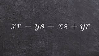 Factoring by grouping by rearranging the middle terms [upl. by Bradney672]