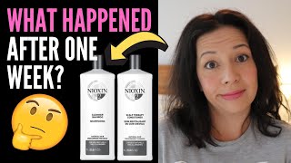 HAIR LOSS SUFFERER REVIEWS NIOXIN SHAMPOO CONDITIONER  SCALPHAIR TREATMENT 2 BEFORE and AFTER [upl. by Templeton]