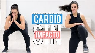 CARDIO BAJO IMPACTO PARA ADELGAZAR  Ejercicios sin saltos [upl. by Voleta611]