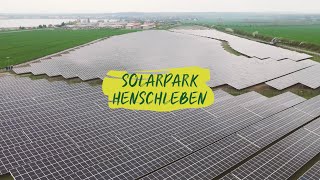 SOLARPARK Henschleben  Sonnenstrom rund um die Uhr  naturstrom [upl. by Zalea]