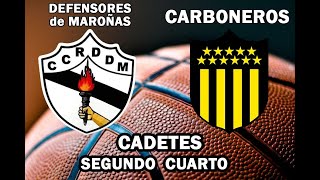 Defensores de Maroñas vs Carboneros Segundo Cuarto [upl. by Aniar]