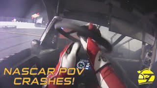 NASCARs Most Insane Helmet Cam First Person Crashes 3 [upl. by Argus]