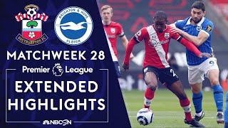 Southampton v Brighton  PREMIER LEAGUE HIGHLIGHTS  3142021  NBC Sports [upl. by Kippar]